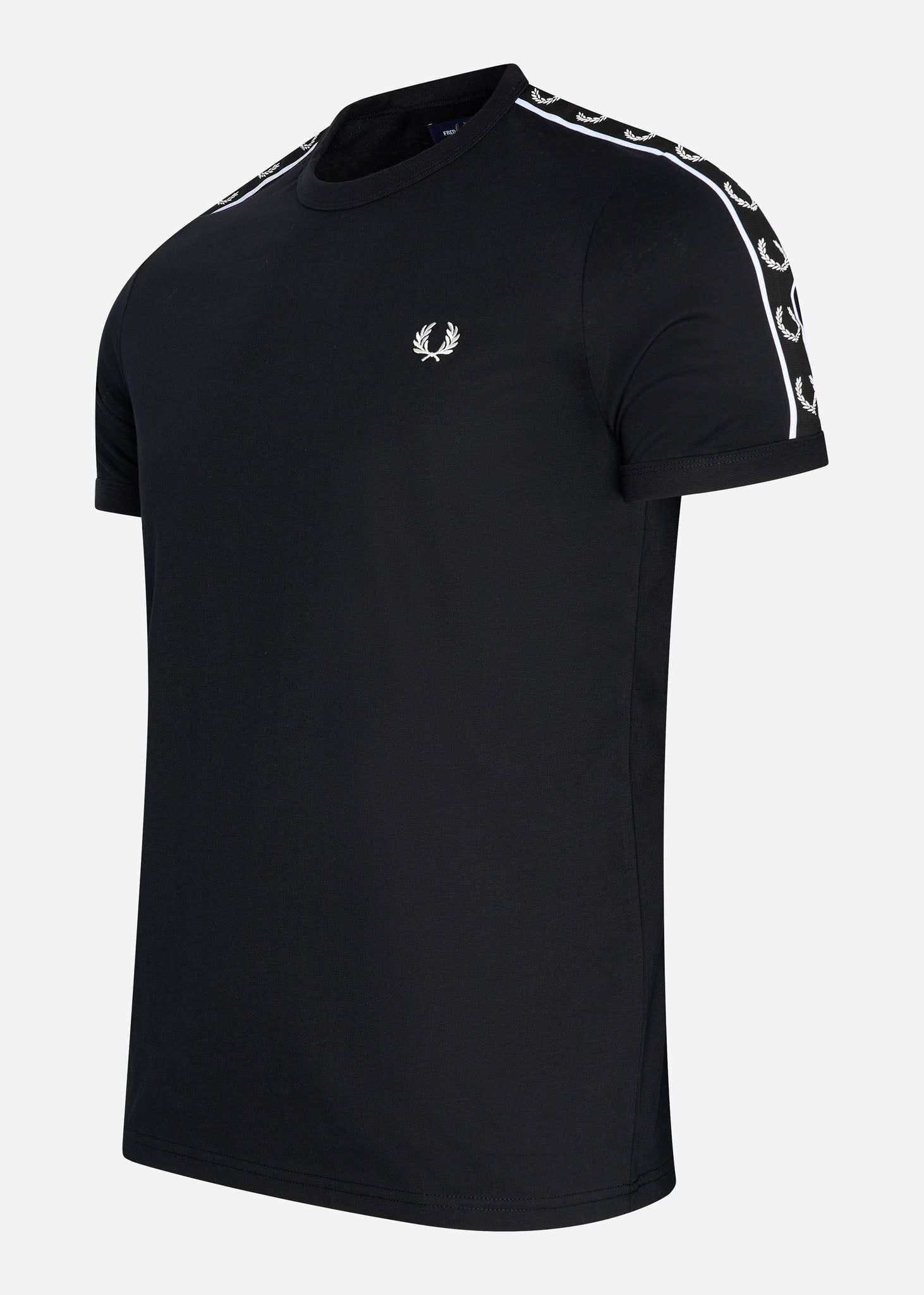 Fred Perry T-shirts  Taped ringer t-shirt - black black 