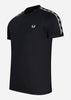 Fred Perry T-shirts  Taped ringer t-shirt - black black 