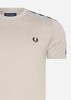 Fred Perry T-shirts  Taped ringer t-shirt - concrete black 