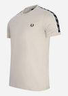 Fred Perry T-shirts  Taped ringer t-shirt - concrete black 