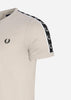 Fred Perry T-shirts  Taped ringer t-shirt - concrete black 