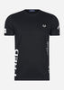 Fred Perry T-shirts  Bold branding t-shirt - black 