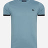Fred Perry T-shirts  Ringer t-shirt - ash blue