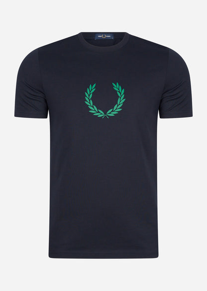 Fred Perry T-shirts  Laurel wreath graphic t-shirt - navy 