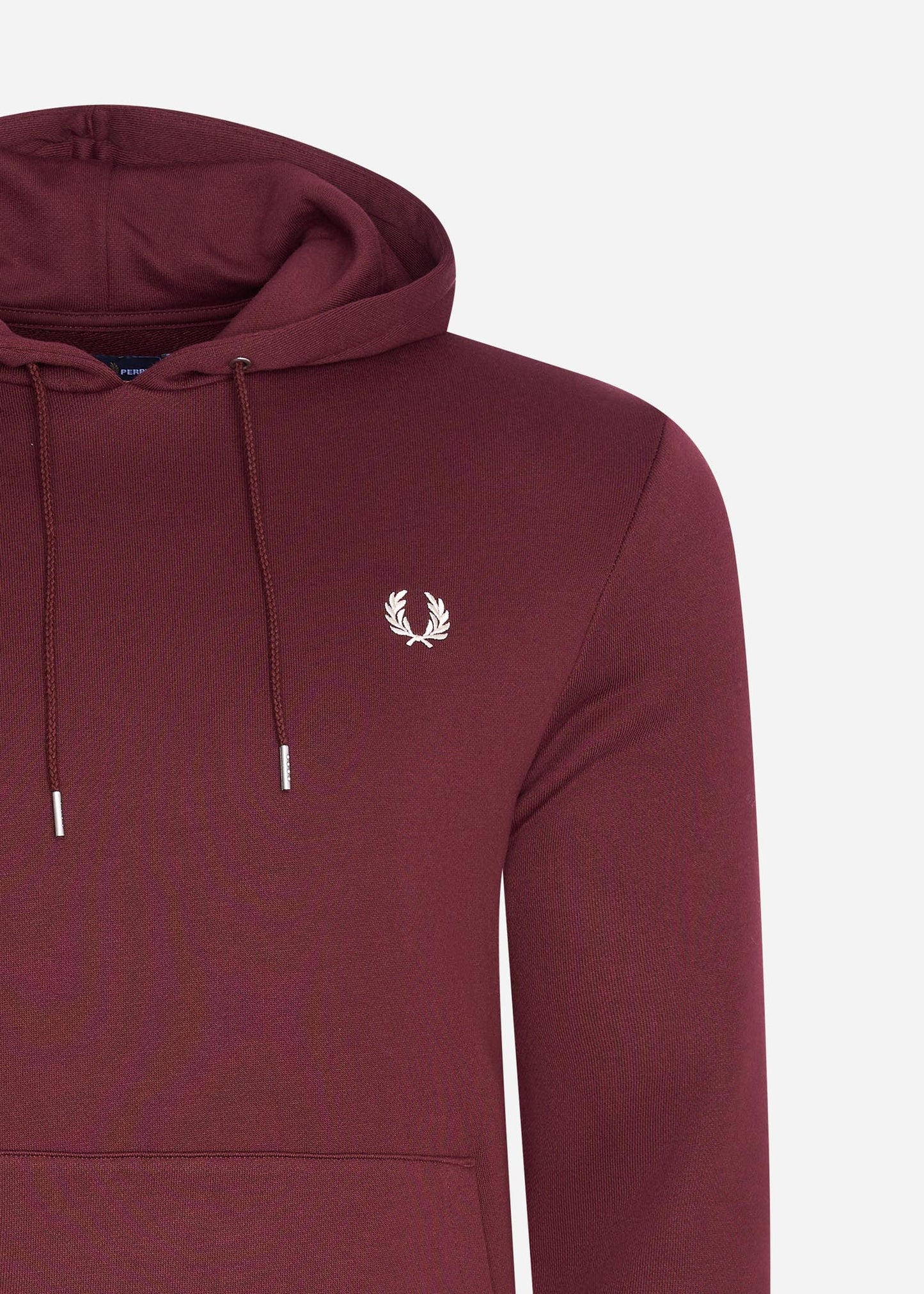 Fred Perry Hoodies  Tipped hooded sweatshirt - oxblood 