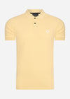 MA.Strum Polo's  SS pique polo - mellow yellow 