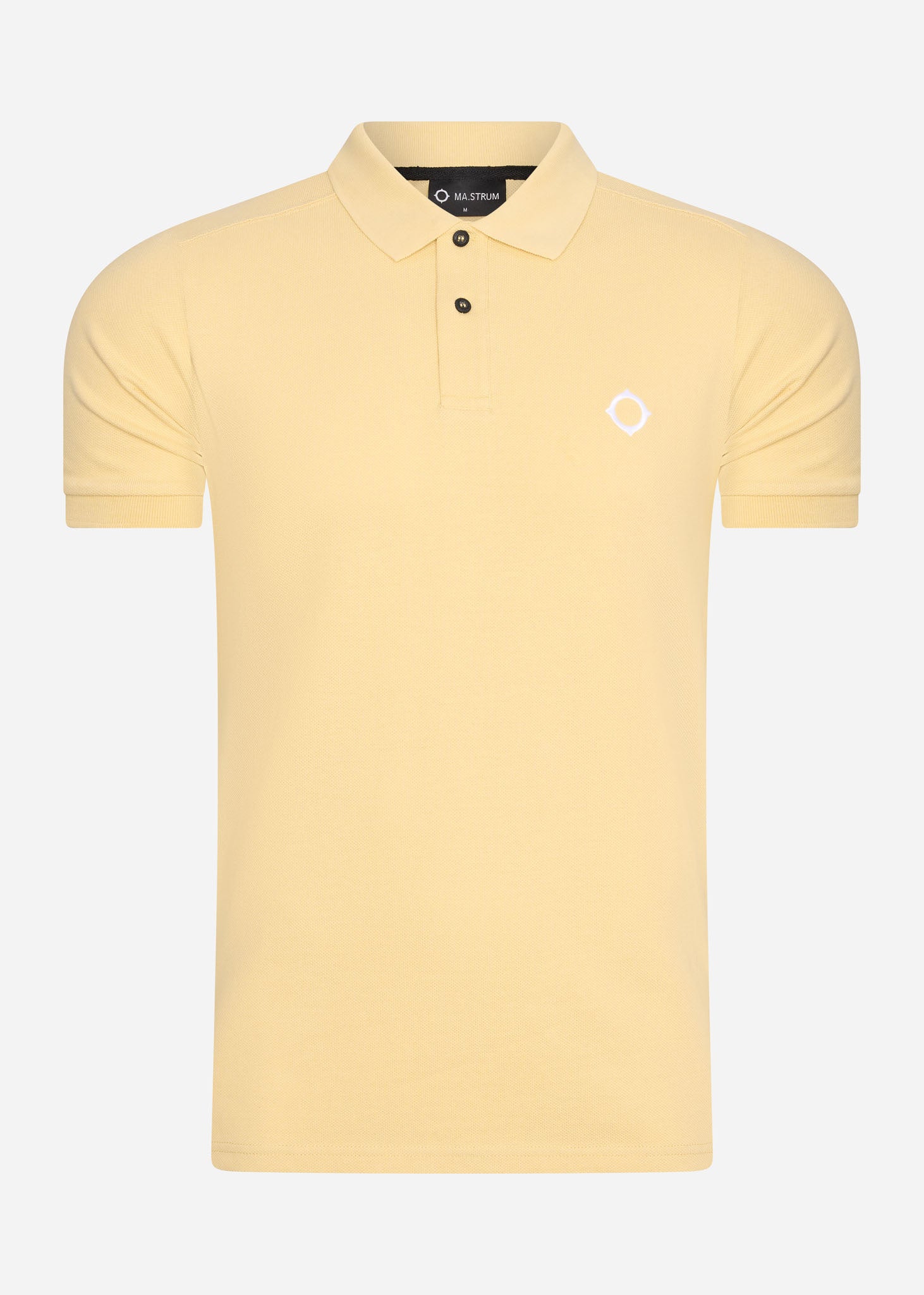 MA.Strum Polo's  SS pique polo - mellow yellow 