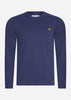 Lyle & Scott Longsleeve Tees  Plain ls t-shirt - navy 