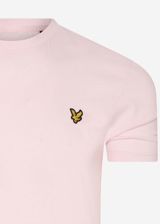 lyle and scott t-shirt stonewash pink