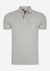 Barbour Polo's  Tartan pique polo - grey marl 