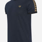 fred perry gold taped ringer t-shirt navy