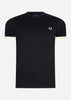 Fred Perry T-shirts  Ringer t-shirt - black ecru 