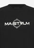 MA.Strum Longsleeve Tees  LS logo print tee - jet black 