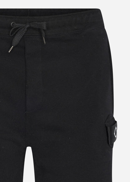 MA.Strum Korte Broeken  Core sweat short - jet black 