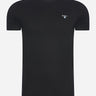 Barbour T-shirts  Tartan sports tee - black 
