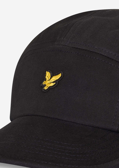 Lyle & Scott Petten  Five panel cap - true black 