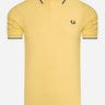 Fred Perry Polo's  Twin tipped fred perry shirt - 1964 yellow snow white navy 