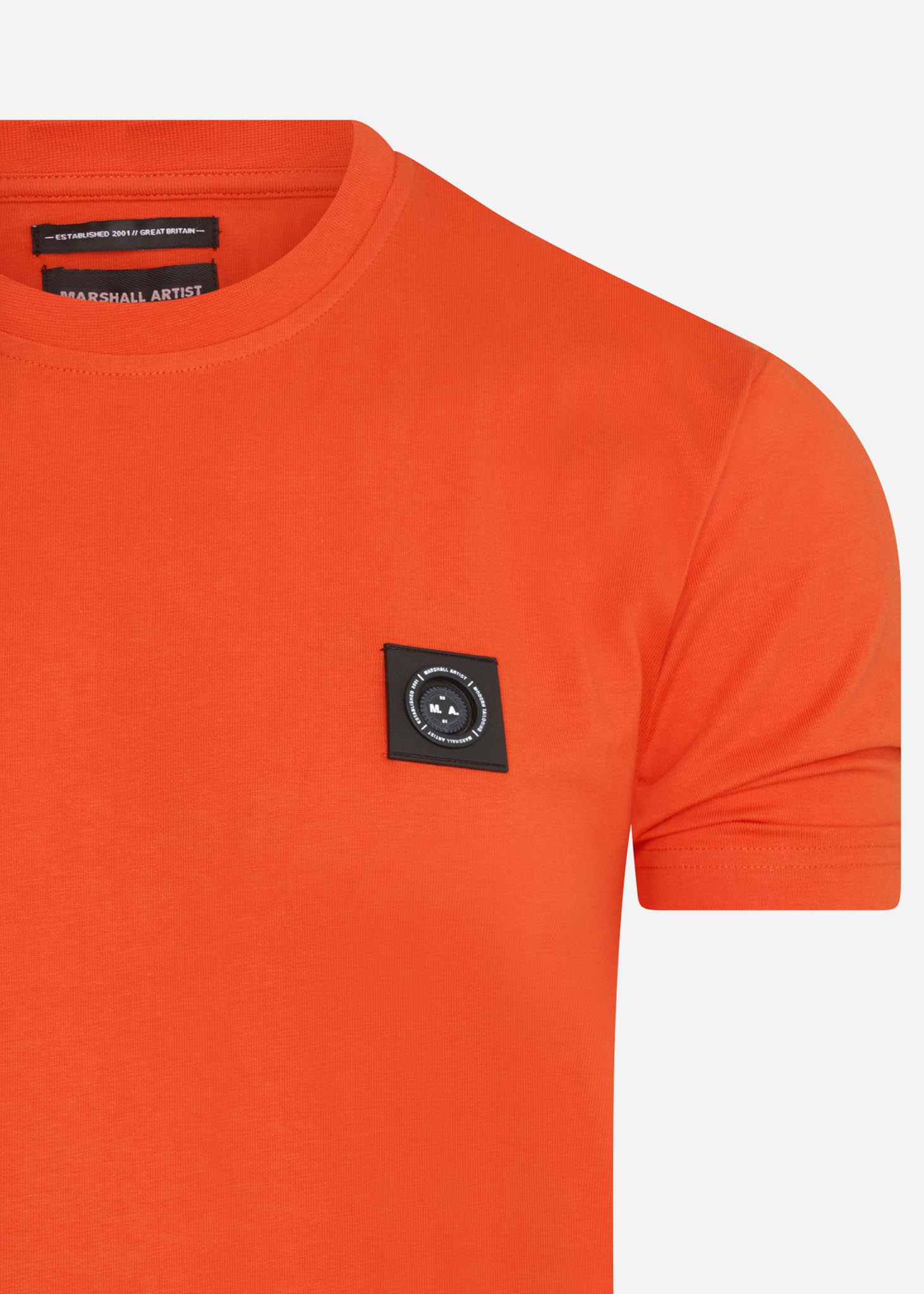 marshall artist t-shirt rust oranje