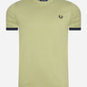 Fred Perry T-shirts  Ringer t-shirt - sage green 