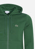 Lacoste Vesten  Zip through hoodie - green 