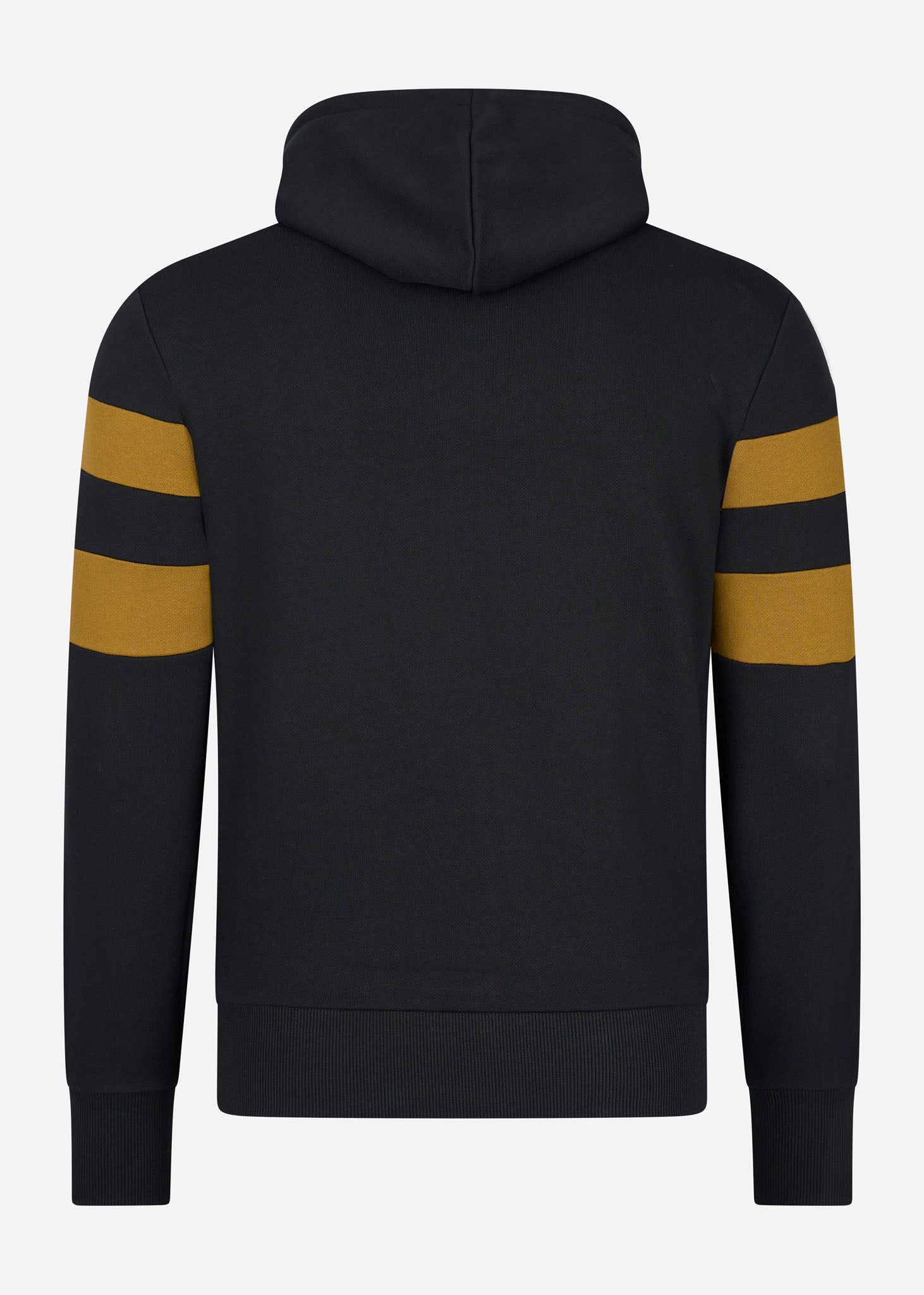 Fred Perry Hoodies  Tipped sleeve hooded sweat - black 