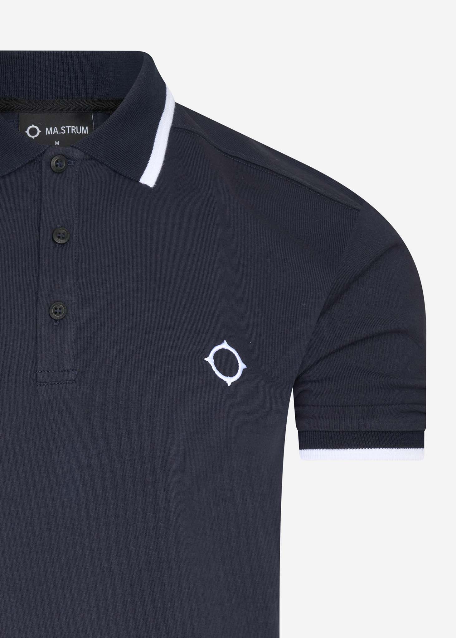 MA.Strum Polo's  SS jersey polo - ink navy 