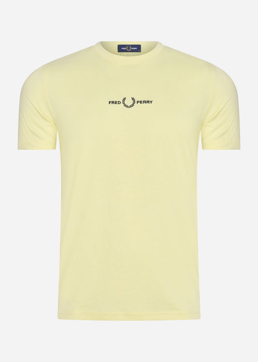 Fred Perry T-shirts  Embroidered t-shirt - wax yellow 