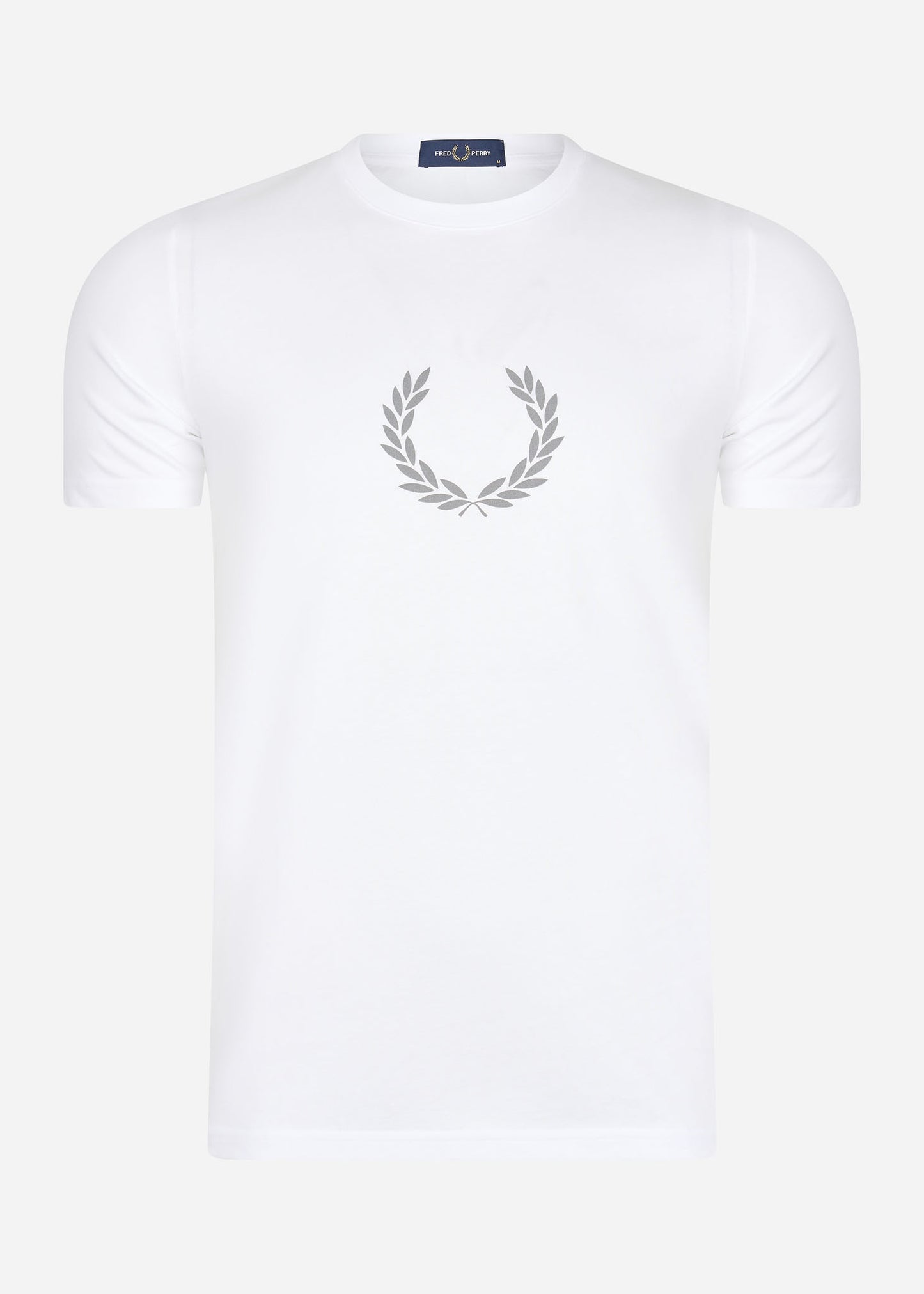 Fred Perry T-shirts  Reflective laurel wreath t-shirt - white 