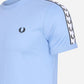 Fred Perry T-shirts  Taped ringer t-shirt - sky 