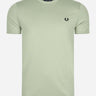 Fred Perry T-shirts  Ringer t-shirt - seagrass 