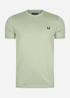 Fred Perry T-shirts  Ringer t-shirt - seagrass 