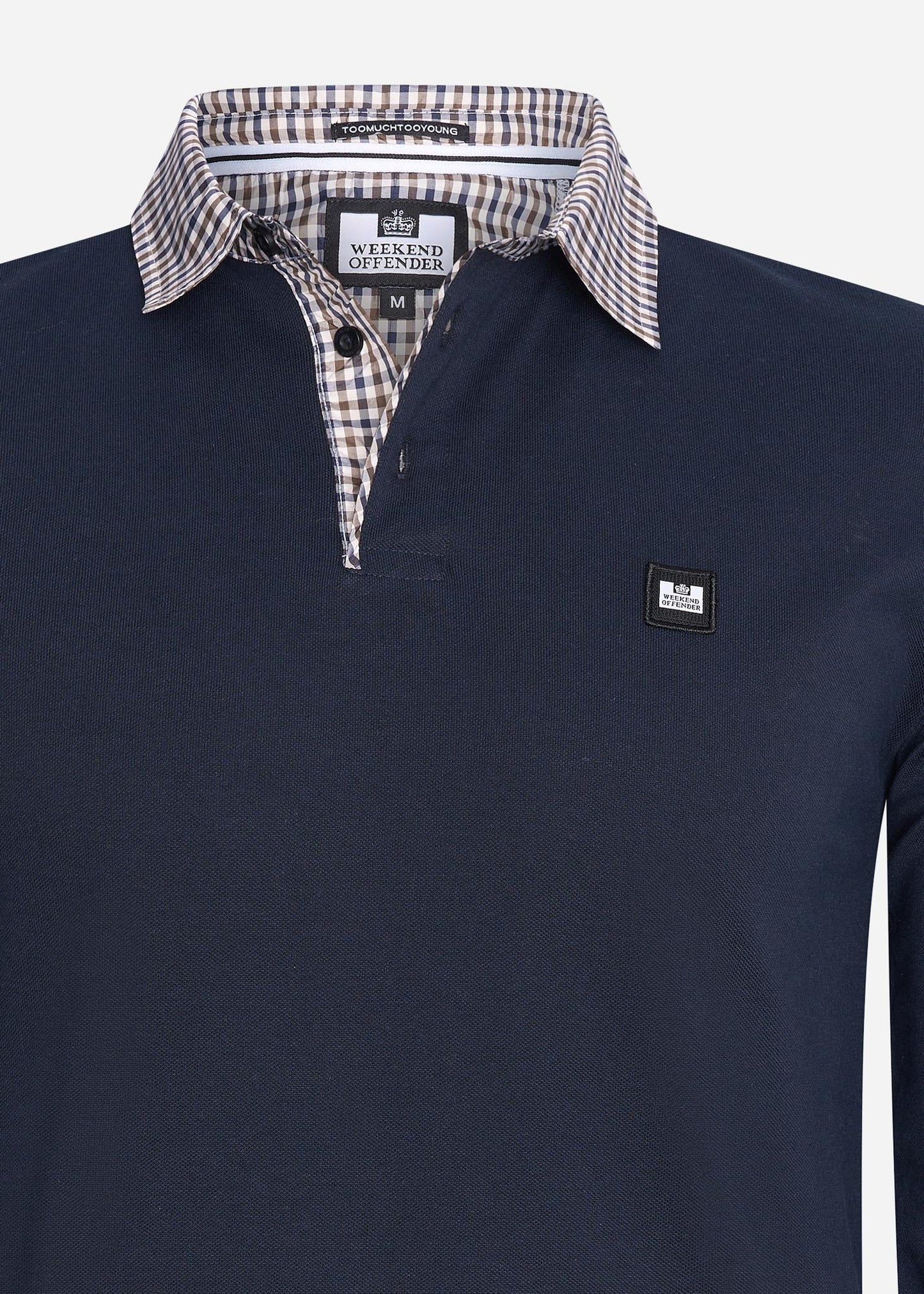 Weekend Offender Longsleeve Polo's  Tavarez - navy 