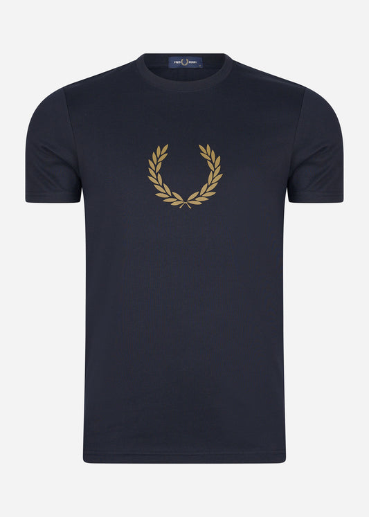 Fred Perry T-shirts  Laurel wreath graphic t-shirt - navy 