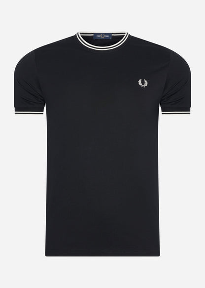 Fred Perry T-shirts  Twin tipped t-shirt - black 