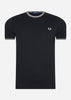 Fred Perry T-shirts  Twin tipped t-shirt - black 