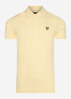 Lyle & Scott Polo's  Plain polo shirt - lemon 