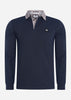 Weekend Offender Longsleeve Polo's  Tavarez - navy 