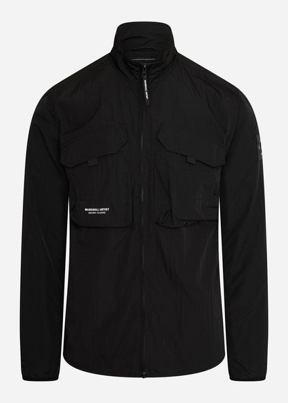 Marshall Artist Overshirts  Acier ma-2 overshirt - black 