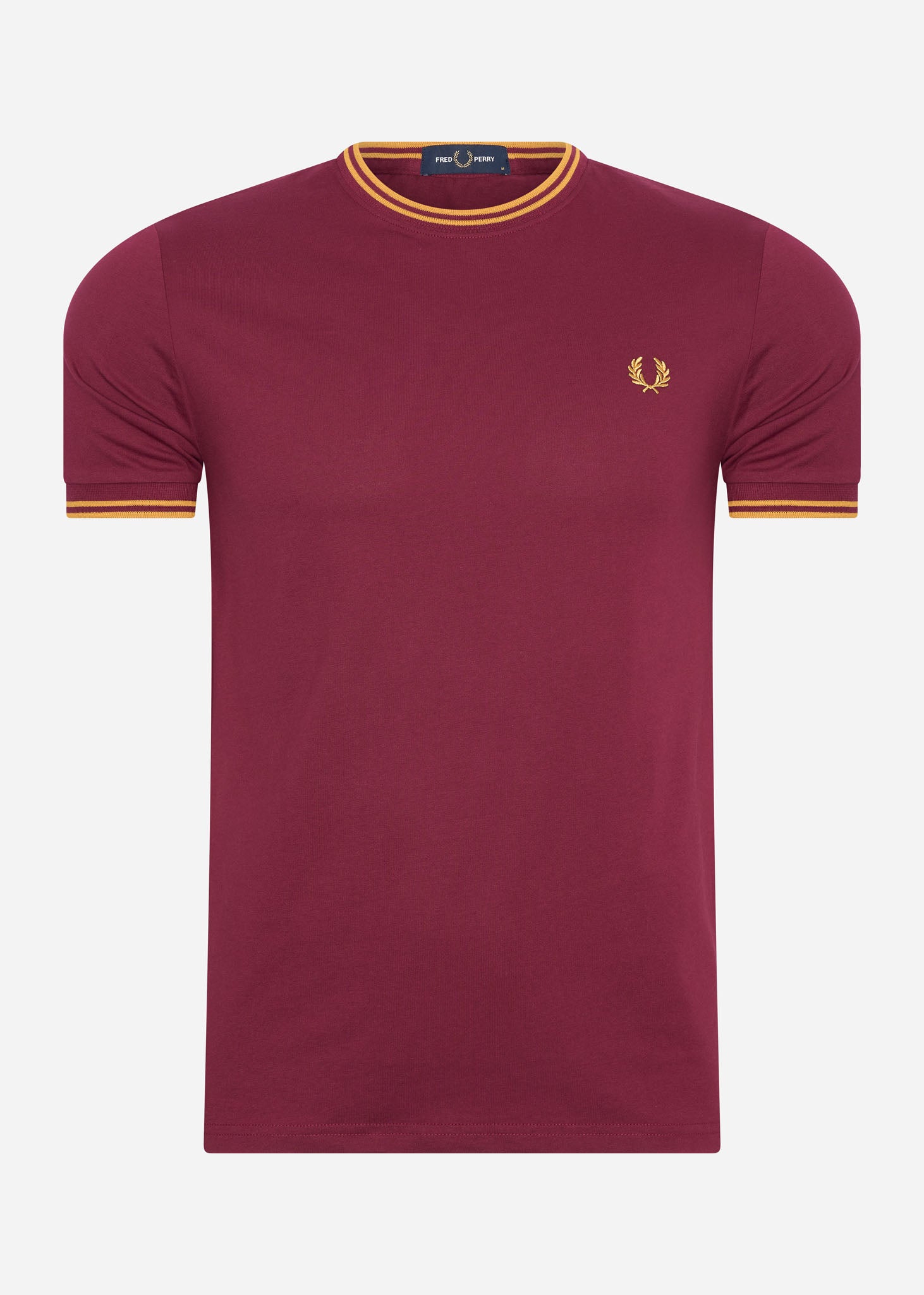 Fred Perry T-shirts  Twin tipped t-shirt - tawny port 