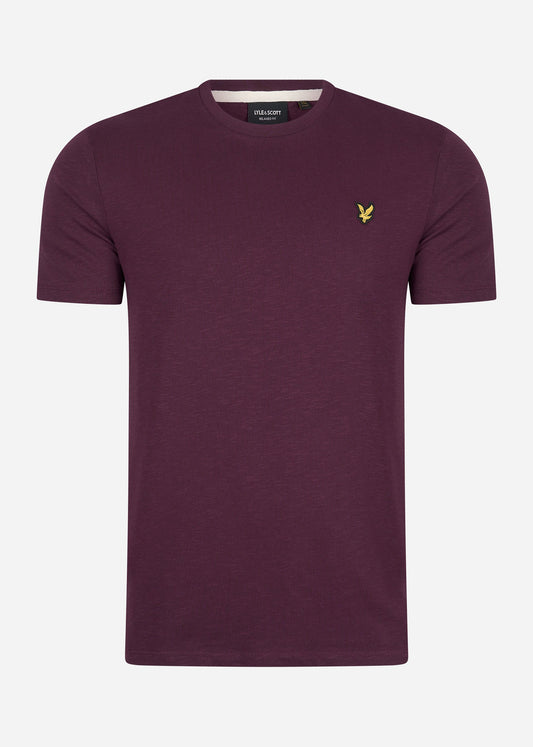 Slub t-shirt - burgundy