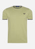 Fred Perry T-shirts  Twin tipped t-shirt - sage green 