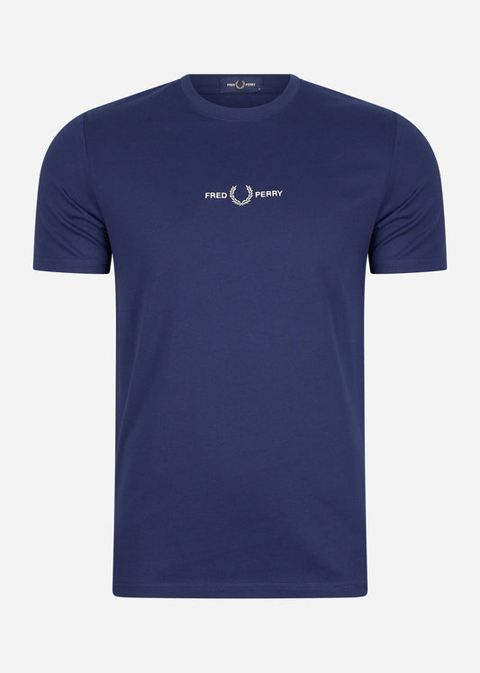 Fred Perry T-shirts  Embroidered t-shirt - french navy 