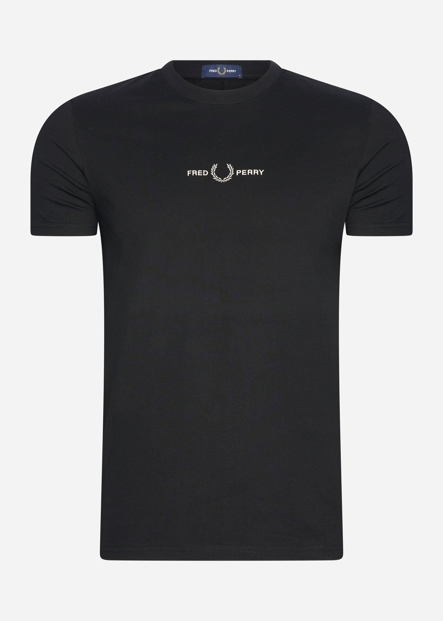 Fred Perry T-shirts  Embroidered t-shirt - black 