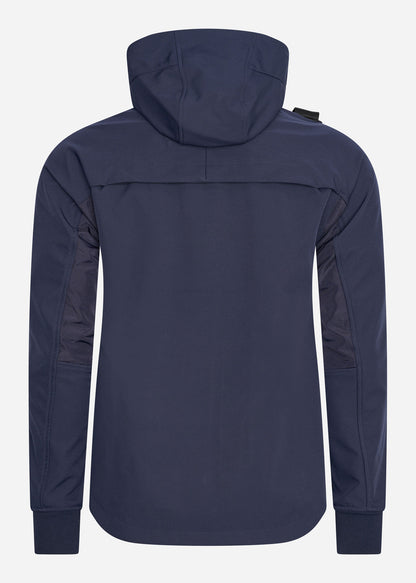 MA.Strum Jassen  Softshell hooded jacket - ink navy 