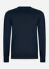 Ben Sherman Truien  Chest stripe crew - dark navy 