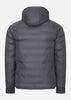 Fred Perry Jassen  Insulated hooded jacket - gunmetal 