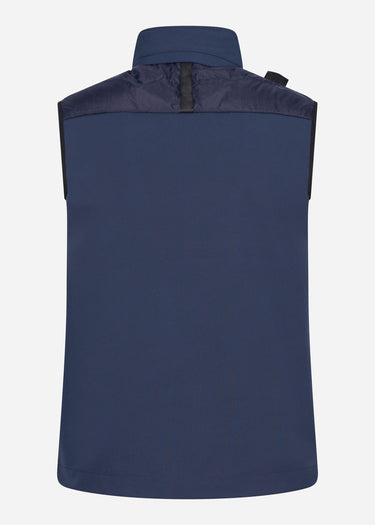 MA.Strum Bodywarmers  Softshell down quilt gilet - ink navy 