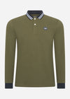 Peaceful Hooligan Longsleeve Polo's  Phantom ls polo - khaki 