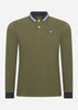 Peaceful Hooligan Longsleeve Polo's  Phantom ls polo - khaki 