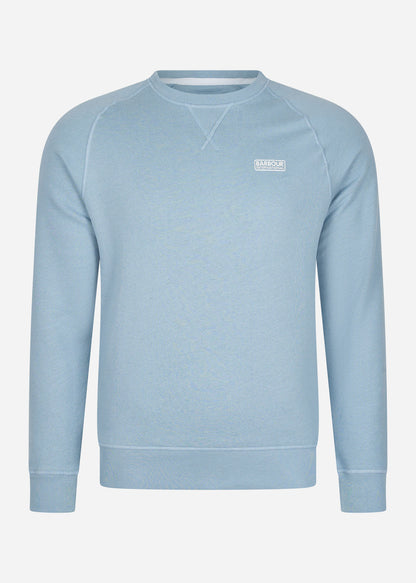 Barbour International Truien  Essential crew neck sweat - powder blue 